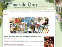 Tablet Screenshot of emeraldharp.com